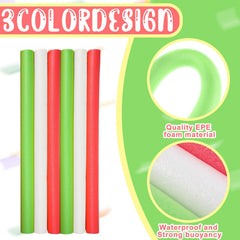 Hanaive foam noodles 52inch white for buoyancy during workouts and crafts