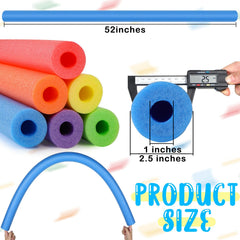 Hanaive blue 52-inch pool noodle for water activities and pool play