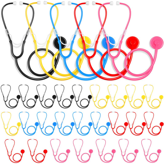 Hanaive kids stethoscope yellow heartbeat for pretend play.