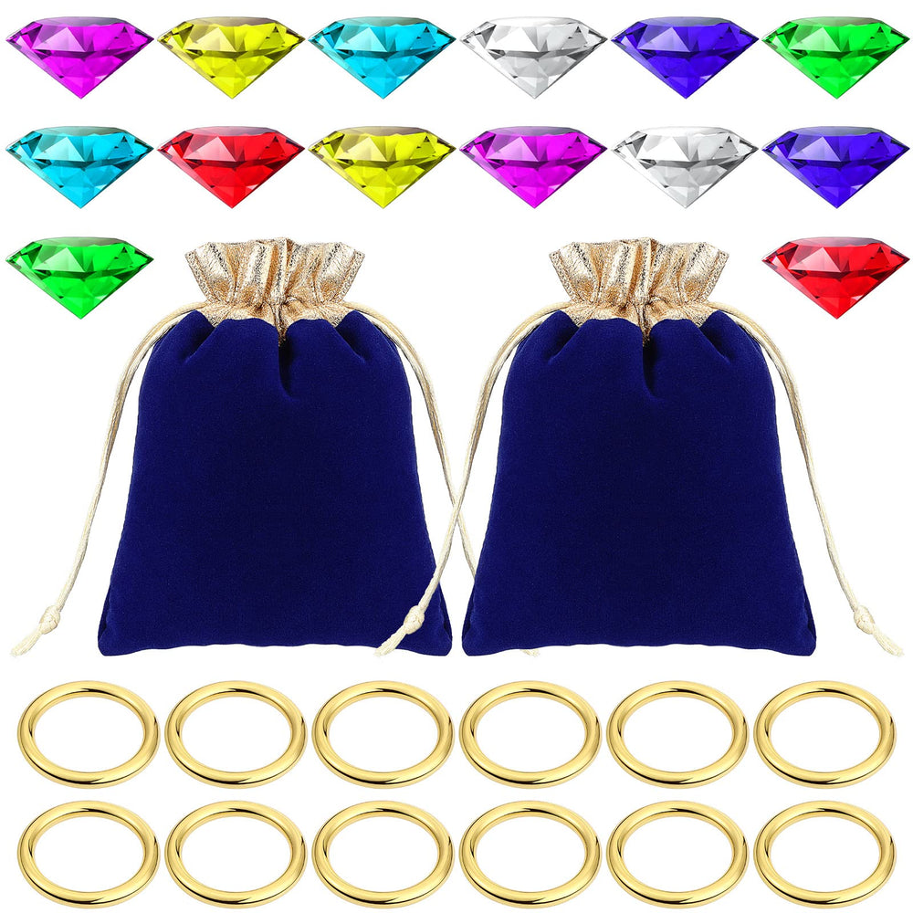 Hanaive pirate diamond gems for sparkling pirate-themed decorations.