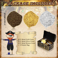 Hanaive Spanish doubloons silver coins for metal-detecting games