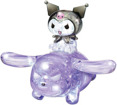 Hanayama Kuromi 3D puzzle front view with crystal-like facets for display and challenge