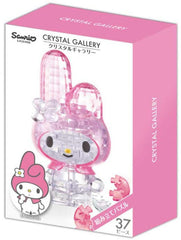 Hanayama Crystal Gallery clear interlocking pieces highlighting the sparkling crystal finish