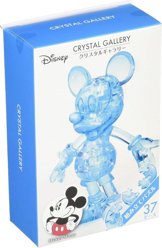Hanayama Crystal Gallery Mickey puzzle pieces to assemble and display a sparkling character