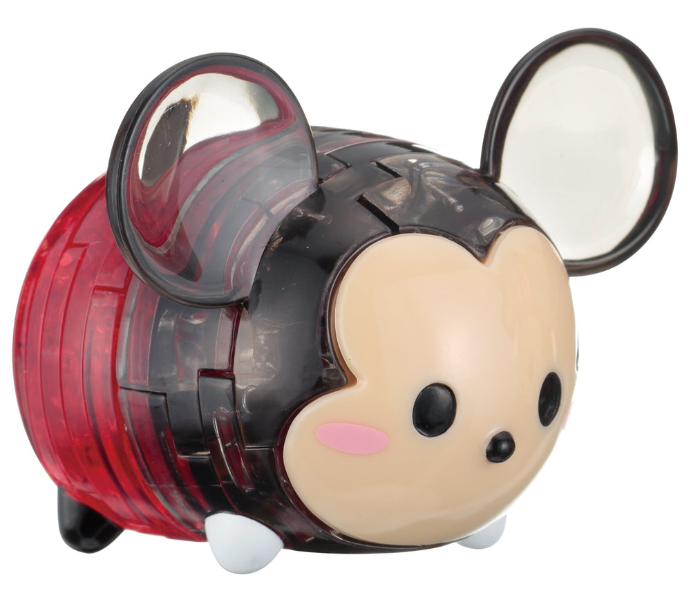 Transparent pieces stacked into a stylish crystal Tsum Tsum display