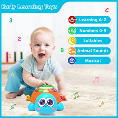 Hanayo turtle crawling action encourages movement and gross motor play