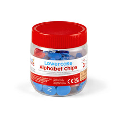 hand2mind classroom activity setup with alphabet chips