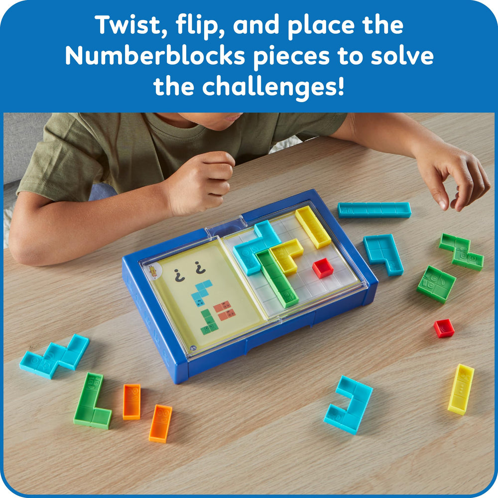 hand2mind Numberblocks Puzzle Solver: travel-ready design supports learning on the go