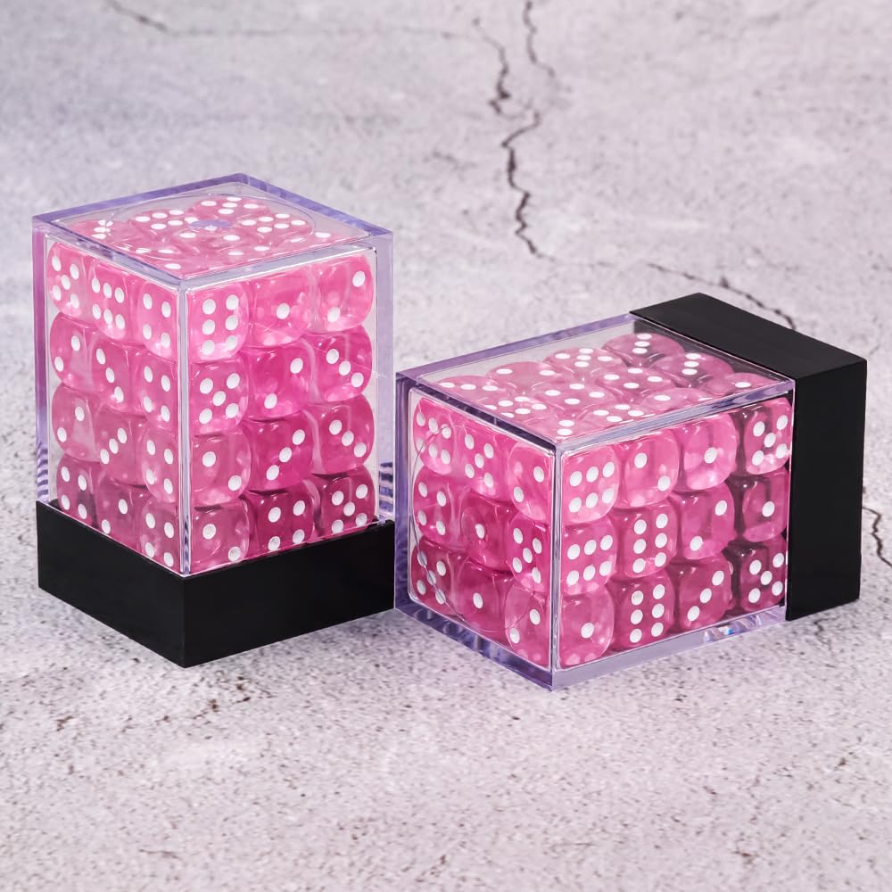 Translucent Handan dice in multiple colors for versatile games