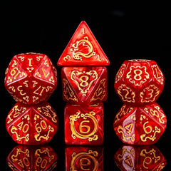 Handan DND dice set packaging demonstrates gift-ready presentation for fellow players.