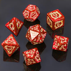 Handan DND dice set for fantasy RPGs like D&D and Pathfinder.