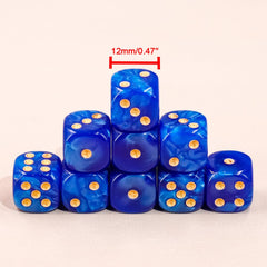 Handan Portable dice box keeps the 36 dice organized on the go.