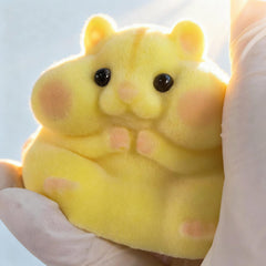Handmade Taba Squishy Hamster Toy viewed from packaging angle, gift-ready design