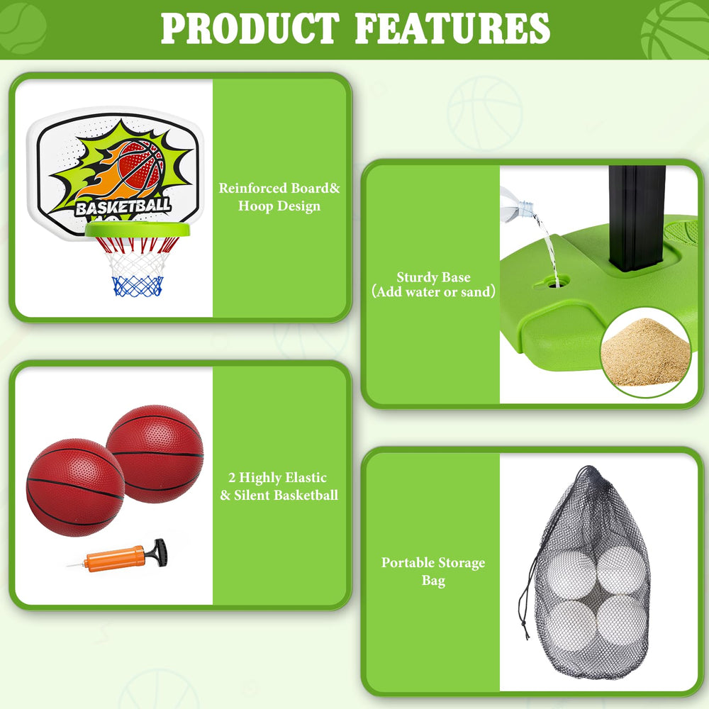 Handwell 3-in-1 indoors or outdoors play setup for flexible use.