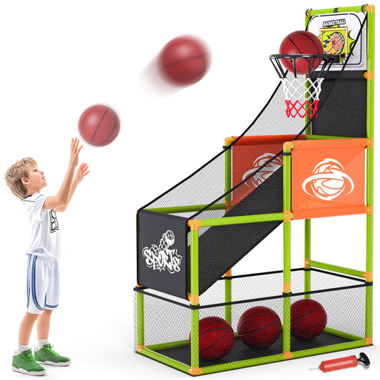 Handwell arcade basketball hoop with LED scoreboard for exciting home play