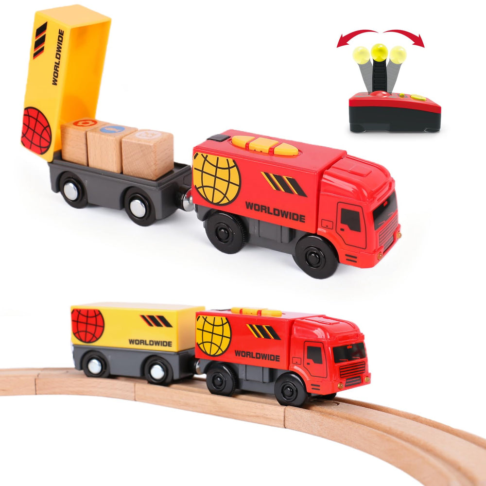 HANQIANN front and rear lights adding realistic train ambiance during play