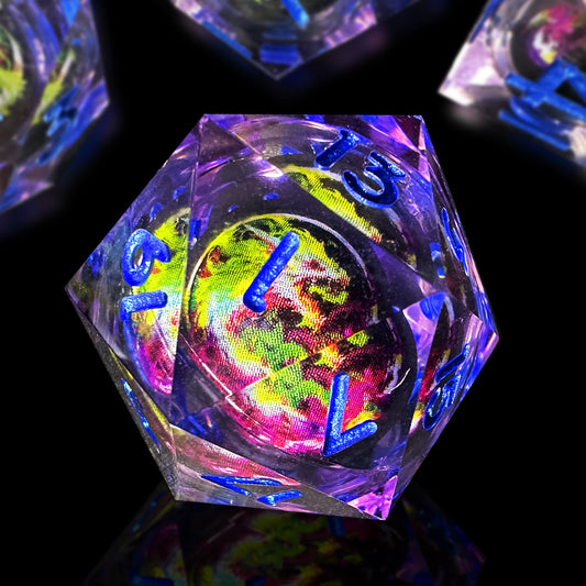 HAOMEJA dragon resin DND dice set, immersive gameplay and collectible craft.