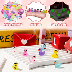 Haooryx 0.7-inch resin ducks for crafts and dioramas