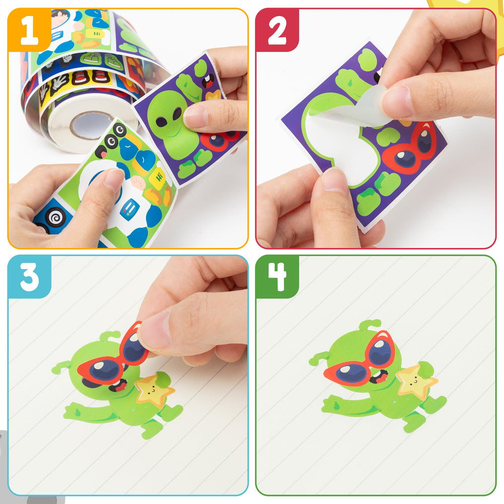 Haooryx Spaceship sticker adds playful sci fi flair to notebooks