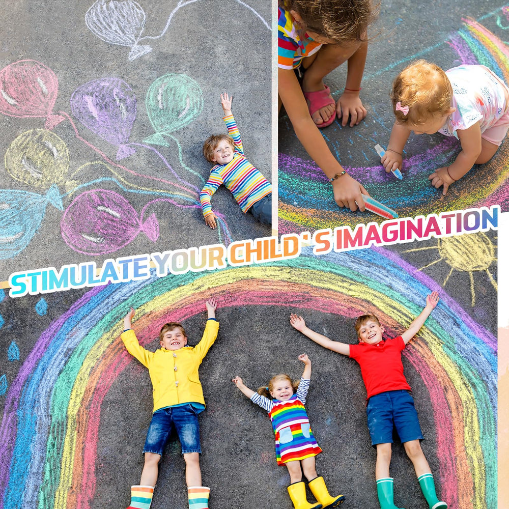 Haoyond dustless chalk is non-toxic and kid-friendly.