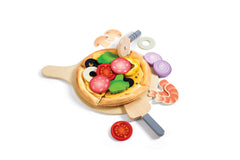 Hape Perfect Pizza Oven inspires imaginative pretend cooking adventures.