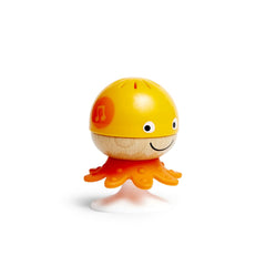 Hape Put-Stay Rattle Set octopus rattle encourages tactile exploration