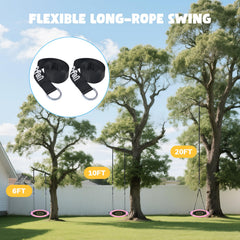 Hapfan 9.8 ft hanging straps for adjustable installation