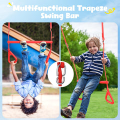 Hapfan climbing net ladder provides climbing fun.