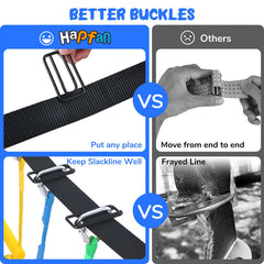 Hapfan new buckle design speeds setup safely.
