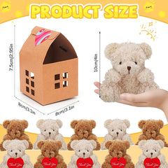 Bear party favors brighten venues as decorative accents.