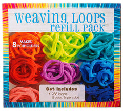 Hapinest bright nylon cotton loops image emphasizes cheerful colors for creative weaving sessions.