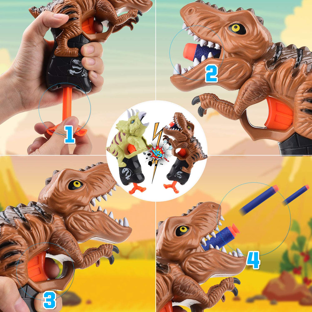 Happitry soft foam darts enable gentle target practice.