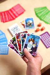 Happy Camper One Two Many Rabbits rulebook helps quick setup and smooth play