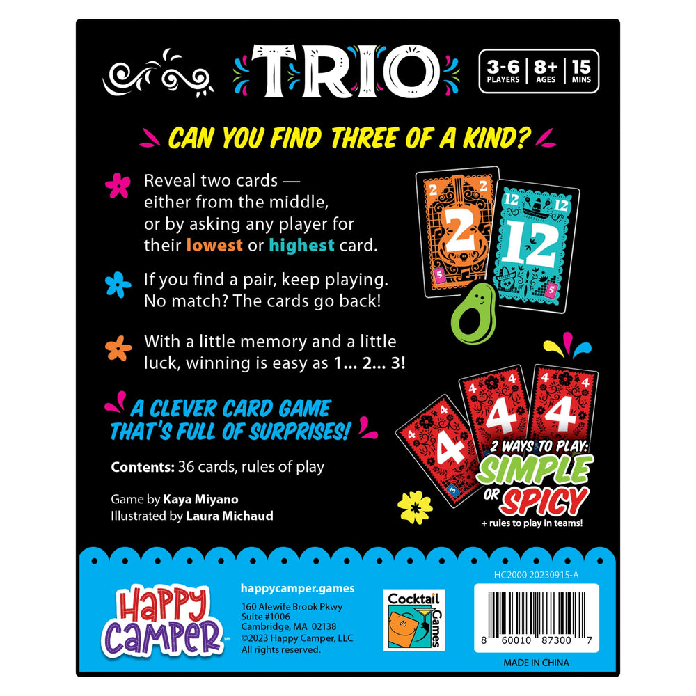 Happy Camper Trio three-of-a-kind moment delivers satisfying progression