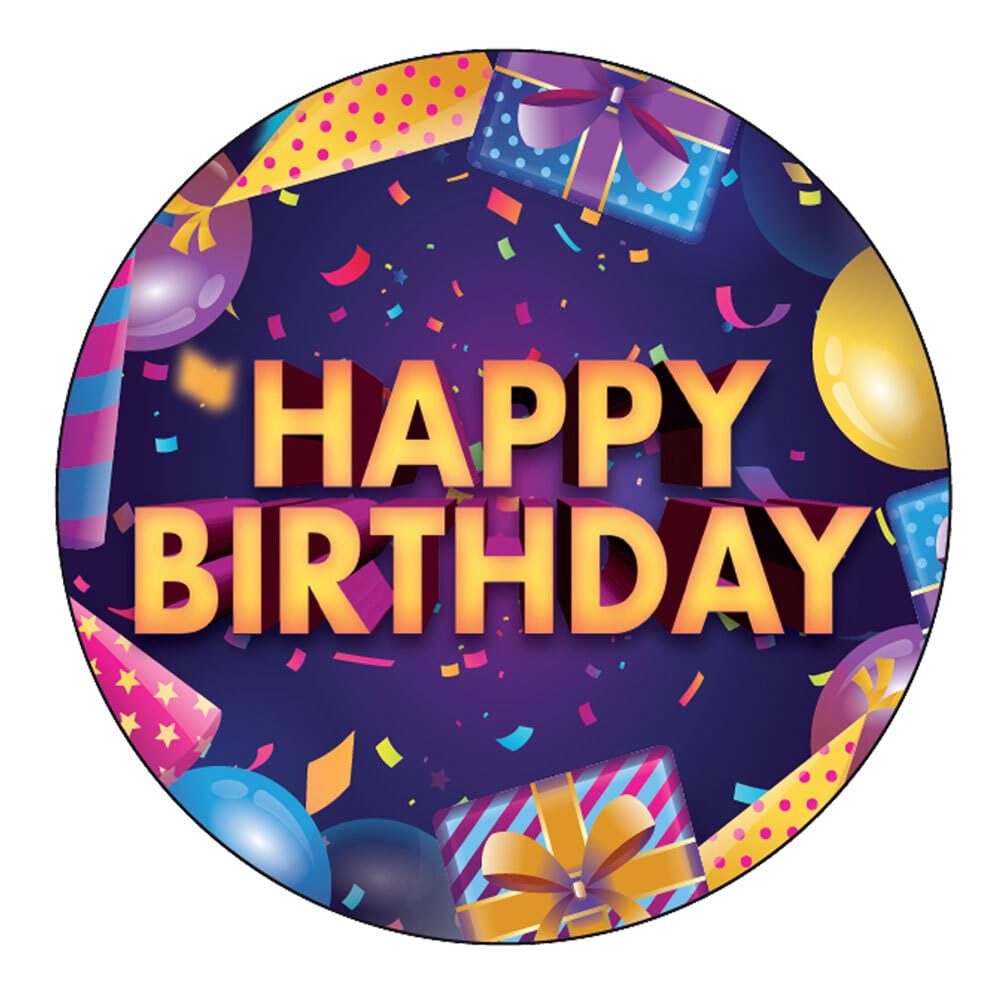 HAPPY CHOICES happy-birthday-cupcake-decor adds sturdy color for standout celebrations.