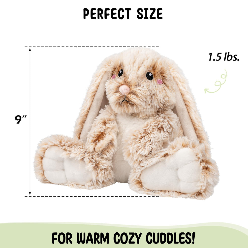 Happy Fuel bunny in use providing cozy warmth during evenings