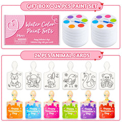 Hapray back card for kids to draw animal patterns.