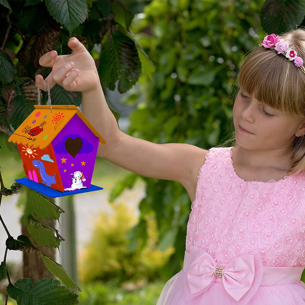 hapray wooden bird house boards: thick plywood for sturdy assembly