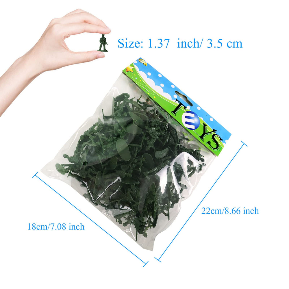 HAPTIME miniature green soldiers ideal for cake decoration and party favors
