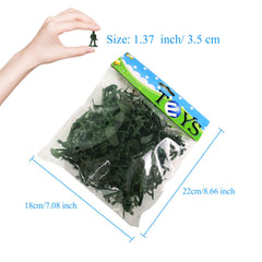 HAPTIME miniature green soldiers ideal for cake decoration and party favors