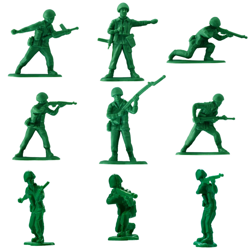 HAPTIME plastic army men action figures offer durable play for active kids.