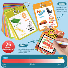 HAPTIME reusable water coloring cards invite repeated creativity without waste or mess.
