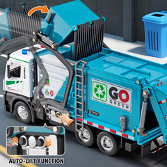 HAPYAD three dumpsters included for authentic recycling sorting adventures.