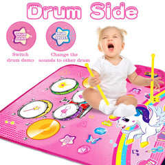 Hapyland music mat animal sounds keys encourage imaginative play
