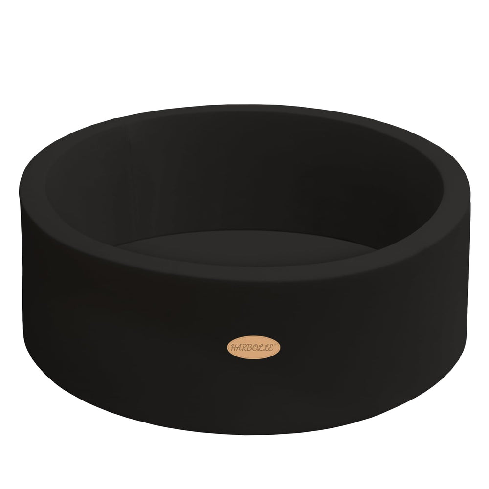 HARBOLLE baby ball pit with 35.4-inch diameter creates a cozy, safe play area for babies.