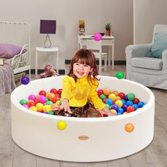 Harbolle baby ball pit with a 47.2-inch diameter for safe, spacious play