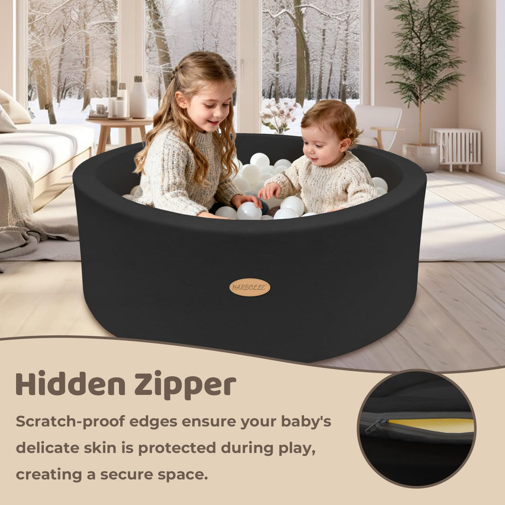 HARBOLLE ball pit designed for multi-child play encourages shared fun.