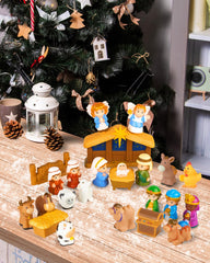 Hardwind toddler-friendly nativity set packaging for easy setup and gifting