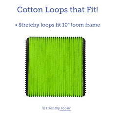 Harrisville Designs potholder pro looms in use for quick weaving projects