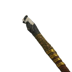 Harry Potter Hufflepuff 14-inch wand display box highlights premium packaging.